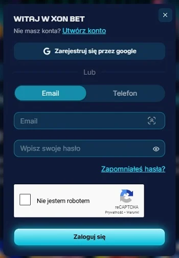xon-bet-casino-formularz-rejestracyjny